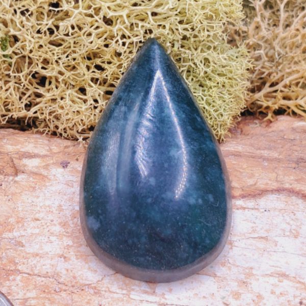 Guatemalan "Blue" Jadeite Teardrop