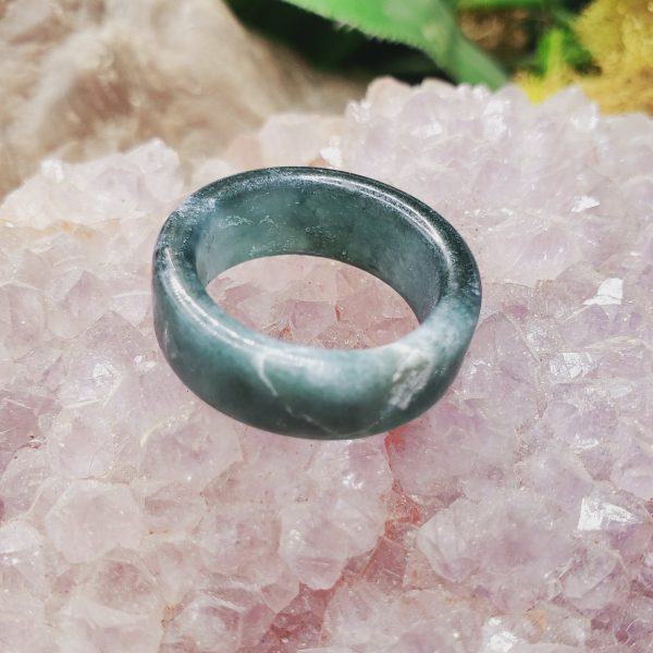 Guatemalan Jadeite Ring Size 5.75