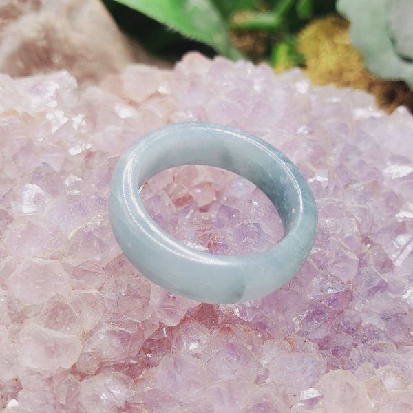 Guatemalan Jadeite Ring Size 8.25